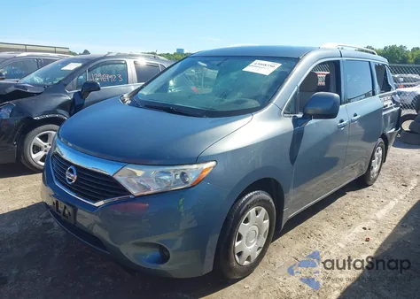 2012 Nissan Quest S из США, поврежденный, VIN JN8AE2KP1C9045805